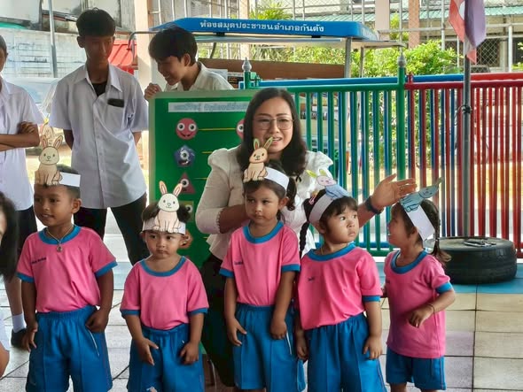 จัดกิจกรรมส่งเสริมการอ่านและการเรียนรู้ตลอดชีวิต ณ ศูนย์พัฒนาเด็กเล็กเทศบาลเมืองกันตัง ตำบลกันตัง อำเภอกันตัง จังหวัดตรัง
