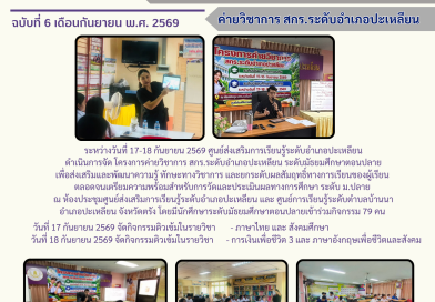 โครงการค่ายวิชาการ สกร.ระดับอำเภอปะเหลียน