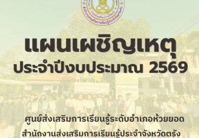 แผนเผชิญเหตุ 2569