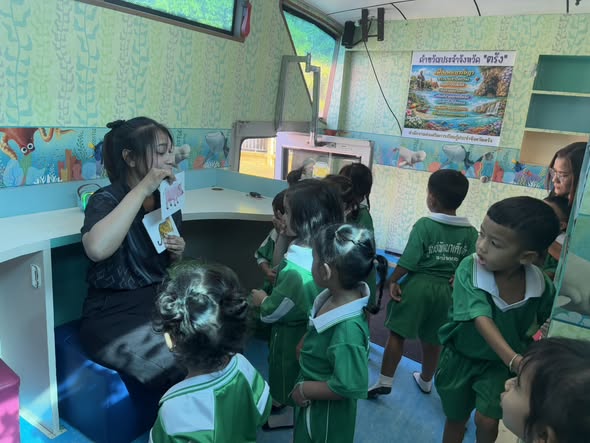 กิจกรรมส่งเสริมการอ่านและการเรียนรู้ตลอดชีวิต ณ ศูนย์พัฒนาเด็กเล็กตำบลนาบินหลา