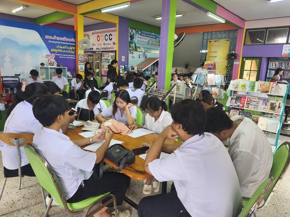 จัดกิจกรรมส่งเสริมการอ่านและการเรียนรู้ ณ ห้องสมุดประชาชนจังหวัดตรัง อำเภอเมืองตรัง จังหวัดตรัง