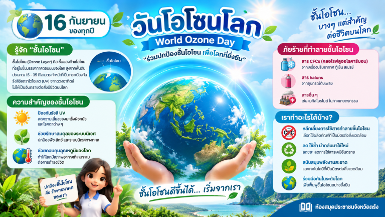 16 กันยายน วันโอโซนโลก