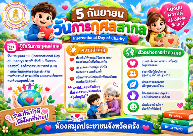 5 กันยายน วันการกุศลสากล