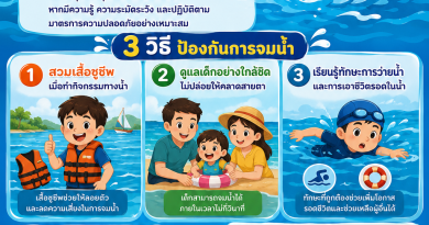 25 กรกฎาคม วันป้องกันการจมน้ำโลก (World Drowning Prevention Day)