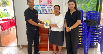 นำหนังสือไปหมุนเวียนมุมหนังสือหมู่บ้าน ณ ศาลาประชาคม หมู่ 8 ตำบลคลองปาง อำเภอรัษฎา จังหวัดตรัง