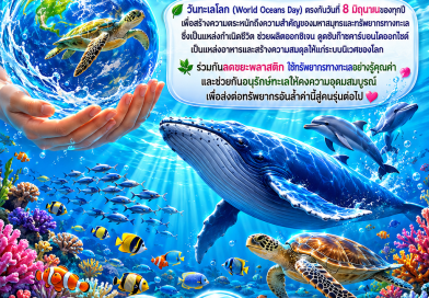 🌊 8 มิถุนายน “วันทะเลโลก” (World Oceans Day) 🌏