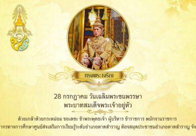 💛เนื่องในโอกาสมหามงคล วันเฉลิมพระชนมพรรษา พระบาทสมเด็จพระเจ้าอยู่หัว 28 กรกฎาคม 2568 ศูนย์ส่งเสริมการเรียนรู้ระดับอำเภอหาดสำราญ ห้องสมุดประชาชนอำเภอหาดสำราญ จังหวัดตรัง ขอเชิญชวน นักศึกษา ประชาชนร่วมลงนามถวายพระพรชัยมงคล 💛 📚📲 ผ่านสมุดลงนามถวายพระชัยมงคลอิเล็กทรอนิกส์ ✍️ได้ที่ลิงก์ด้านล่างนี้ : https://forms.gle/tactbRADM1UnzASJ6